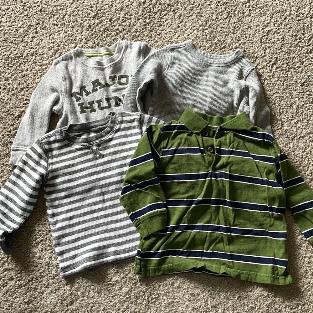 Boys gently worn tops